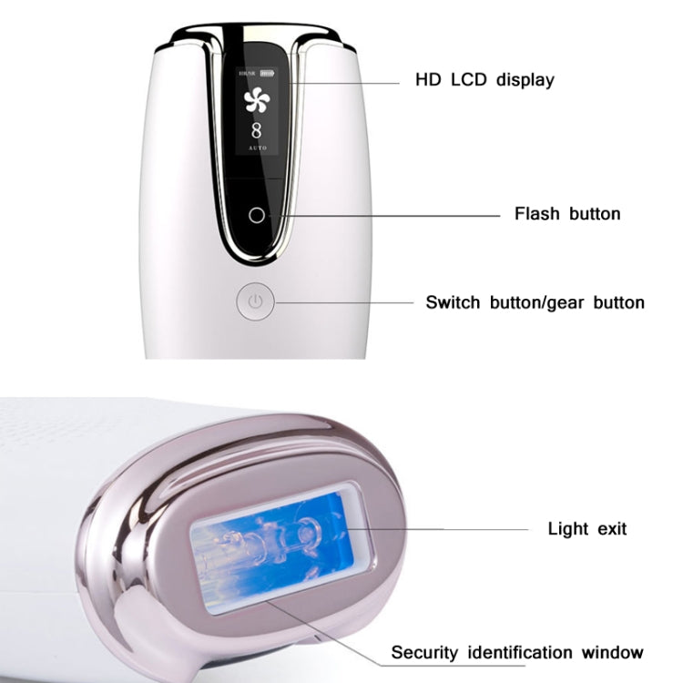 Ladies Laser Hair Removal Device Home IPL Photon Electric Skin Rejuvenation Device - Wavelength of epilator: 550nm-1200nm
