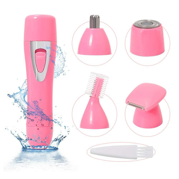 BZ-3563B 4 In 1 USB Shaver Nose Hair Trimmer - Washable, wet and dry