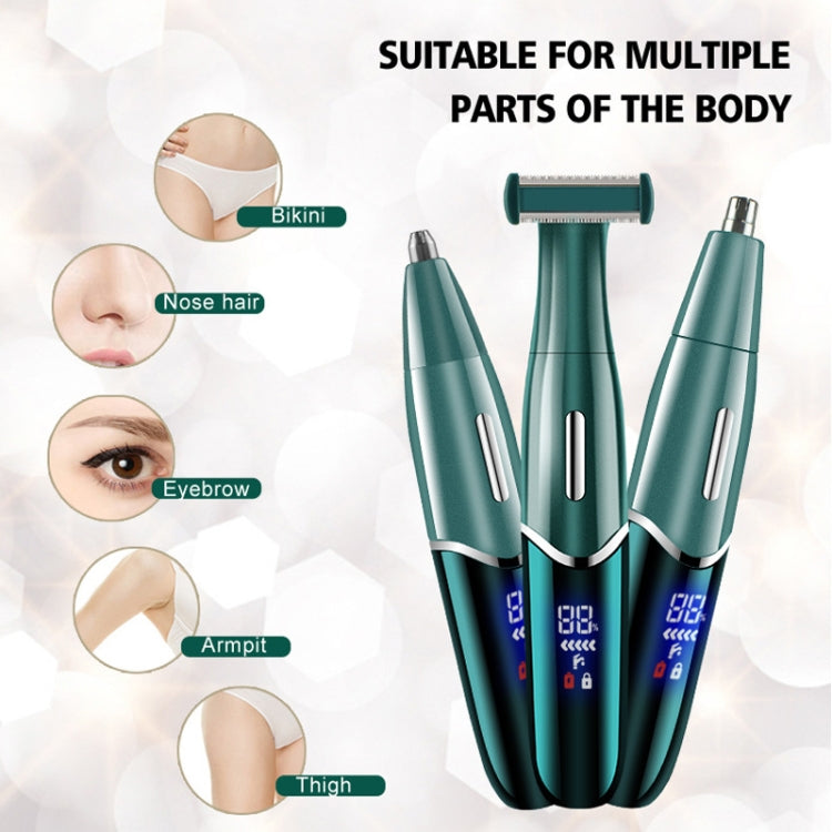 568 USB Electric Shaver Eyebrow Trimmer - Travel safety lock function, long press