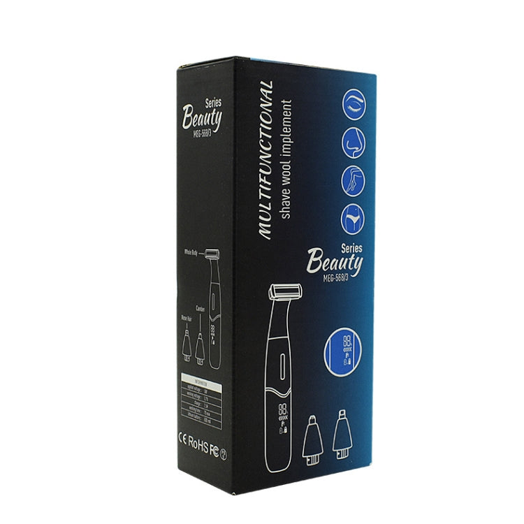 568 USB Electric Shaver Eyebrow Trimmer - Travel safety lock function, long press