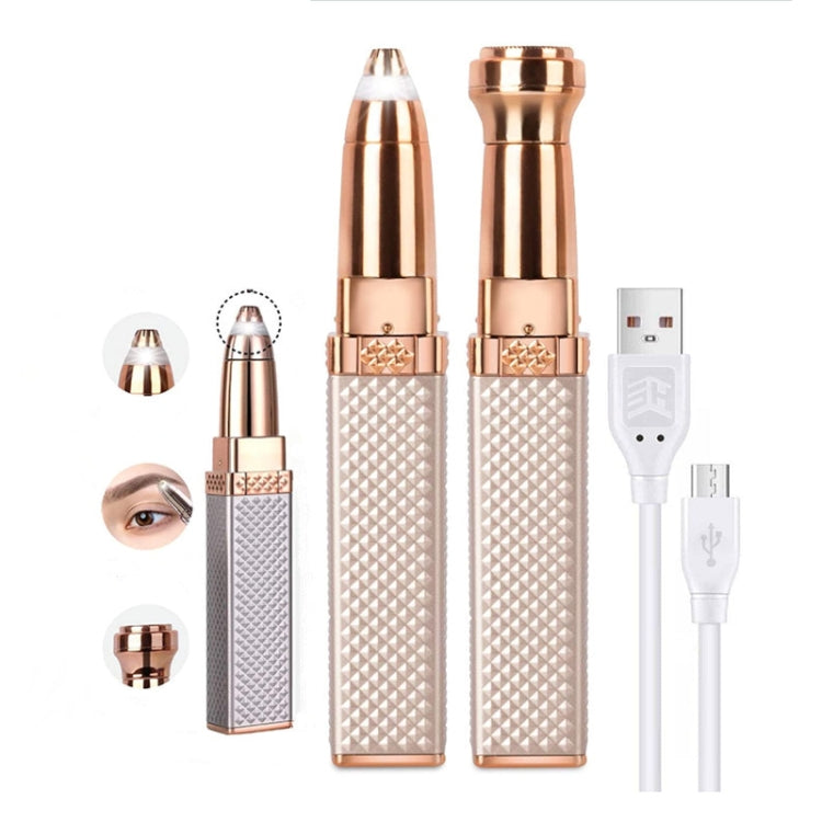 2 In 1 Eyebrow Trimmer Electric Shaver - The cutter head can be removed