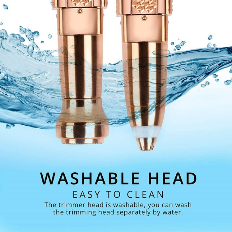 2 In 1 Eyebrow Trimmer Electric Shaver - The cutter head can be removed