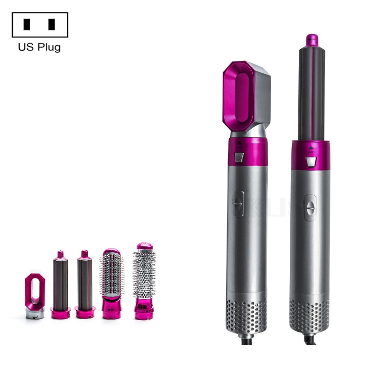 5-in-1 Hot-air Comb Automatic Straightening Dual-purpose Hair Dryer - High speed motor