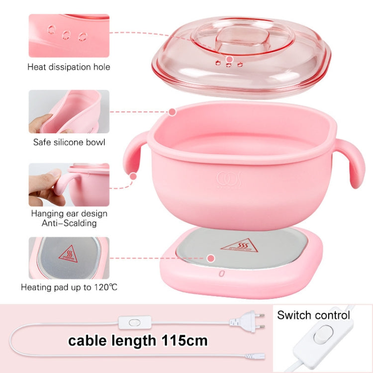 100W 400ML Wax Heater Foldable Silicone Hair Removal Wax Machine - Suitable for hair removal on face