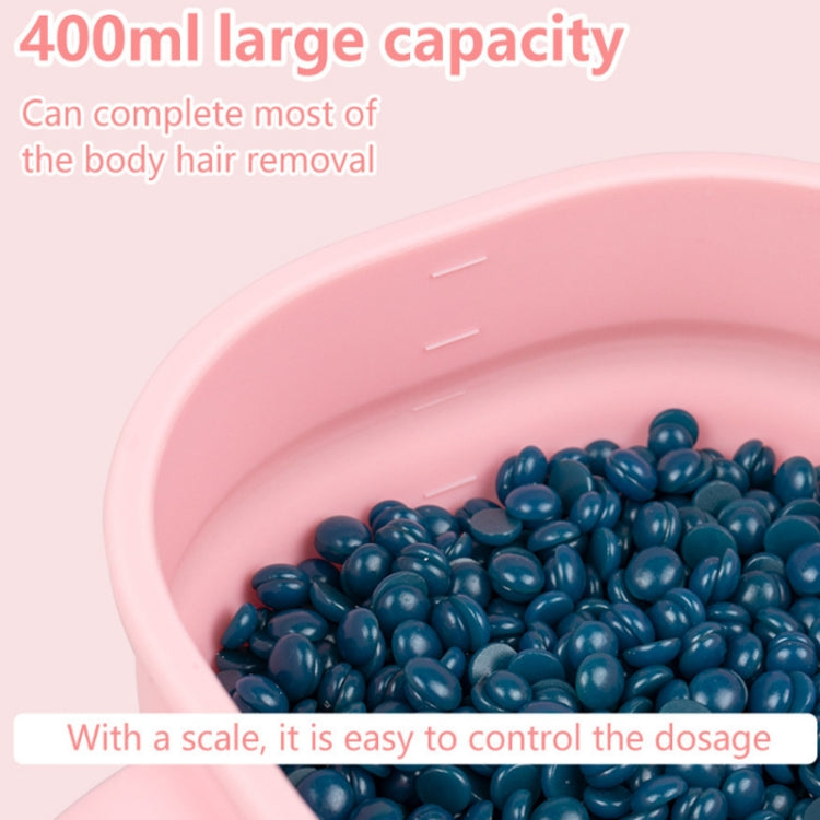 100W 400ML Wax Heater Foldable Silicone Hair Removal Wax Machine - Suitable for hair removal on face