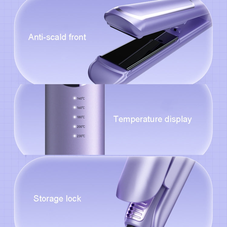 Negative Ion Straightening Curling Hair Wet and Dry Clipper Anti Hot Curling Iron - Rated power: 30W