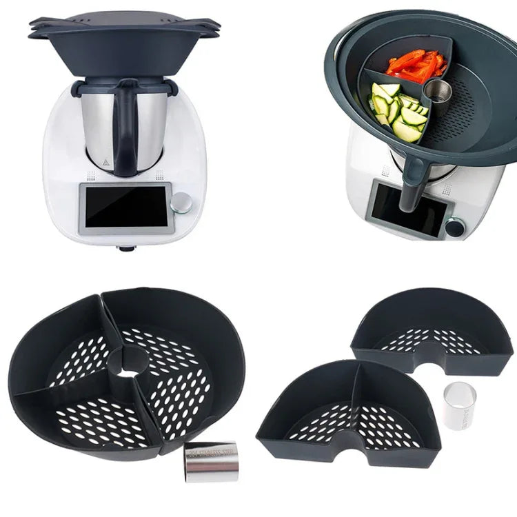 Silicone Cooking Chamber Divider for Thermomix TM5, TM6, TM31 & TM21 – Cook Multiple Dishes at Once product image