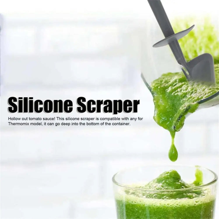 Silicone Rotary Scraper Manual Spatula, Scraper, For Thermomix TM6 TM5