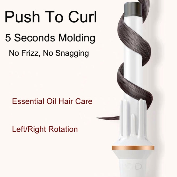 Automatic Curling Iron With Bi-Directional Rotating Ceramic Glaze Coating Hair Care - Shell material: ABS