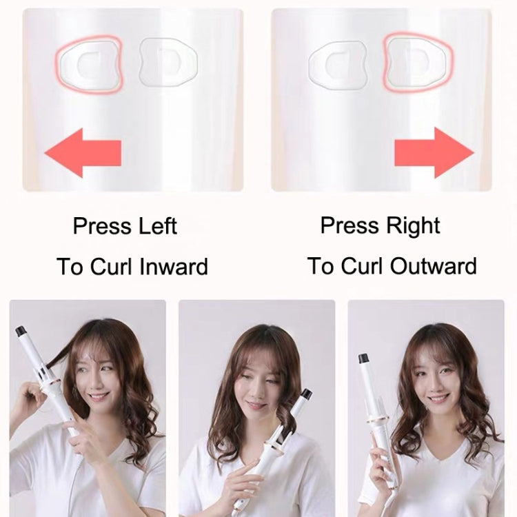 Automatic Curling Iron With Bi-Directional Rotating Ceramic Glaze Coating Hair Care - Shell material: ABS