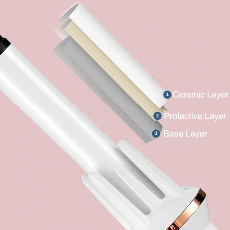 Automatic Curling Iron With Bi-Directional Rotating Ceramic Glaze Coating Hair Care - Shell material: ABS