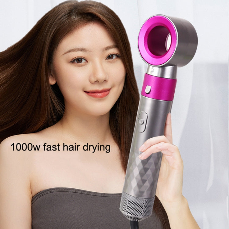 5 In 1 Hot Air Comb Automatic Curling Iron Curling & Straightening Hair Styling Comb Hair Dryer - Anti-scald rubber...