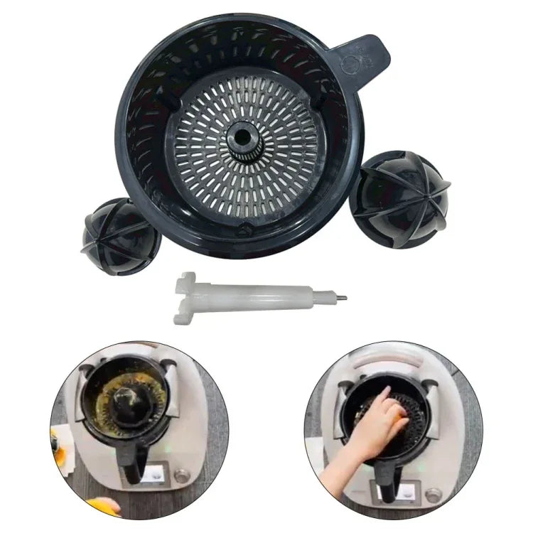 Juicing Attachment Kit for Thermomix TM5 & TM6 – Filter Basket, Pressure Cones & Rotating Rod product image