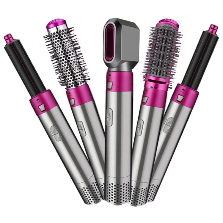 5 In 1 Hot Air Comb Automatic Curling Iron Square Model Hair Styling Comb Curling And Straightening - Thermal conductor...