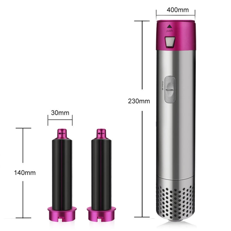 5 In 1 Hot Air Comb Automatic Curling Iron Square Model Hair Styling Comb Curling And Straightening - Thermal conductor...