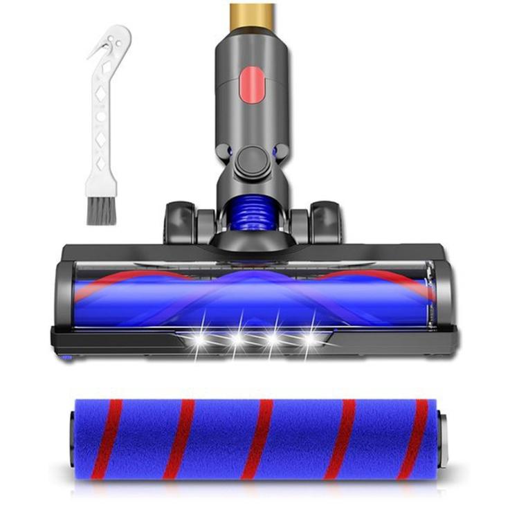 Replacement Brush Roll for Dyson V7 V8 V10 V11 V15 – V-Shaped & Soft Velvet Roller