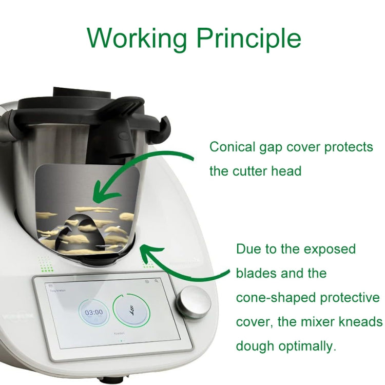 For Thermomix Kitchen Machine Kneading Dough Blade Isolation Protective Cover.