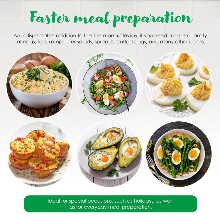 10-in-1 Egg Cooker & Steamer Tray for Thermomix TM5, TM6 & TM31 – Multifunction Pot