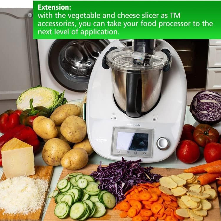 For Thermomix 5-In-1 Kit Multifunctional Vegetable Slicer Grater Accessories.