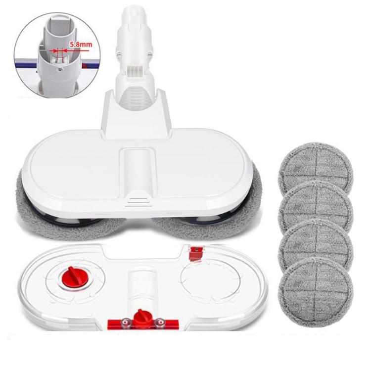 Electric Rotating Mop Head with Water Tank for Xiaomi Dreame & Dyson | Vacuum + Mop + Polish 3-in-1