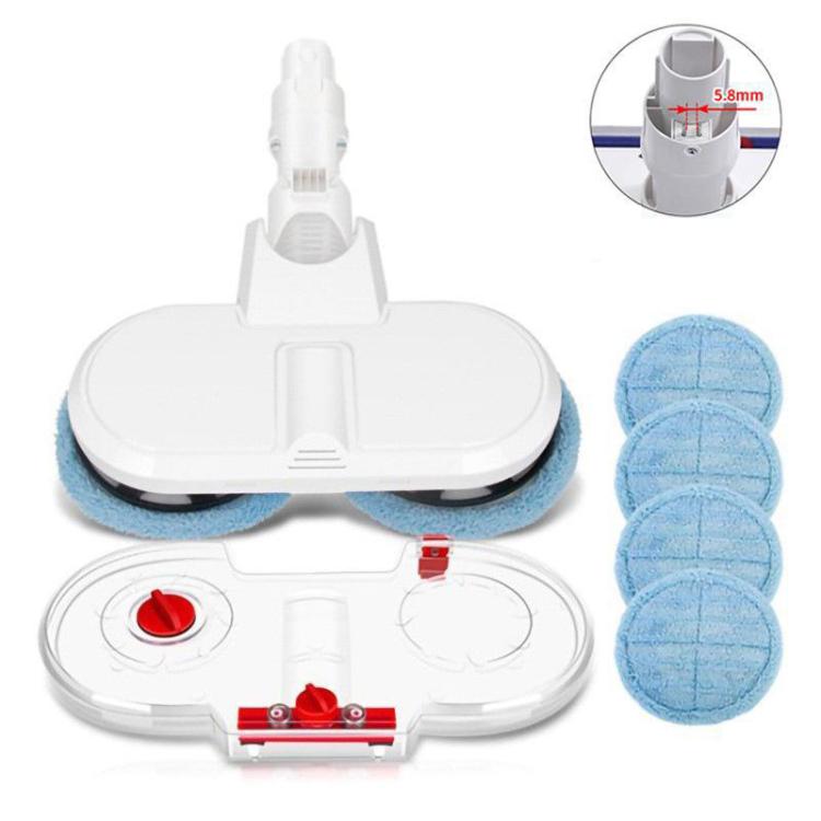 Electric Rotating Mop Head with Water Tank for Xiaomi Dreame & Dyson | Vacuum + Mop + Polish 3-in-1