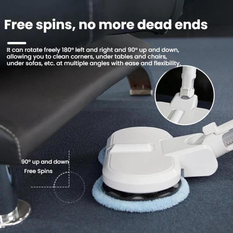 Electric Rotating Mop Head with Water Tank for Xiaomi Dreame & Dyson | Vacuum + Mop + Polish 3-in-1