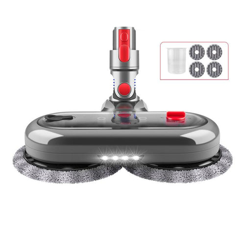 2-in-1 Electric Spray Mop Attachment for Dyson V7 V8 V10 V11 V15 | Auto Mist + LED + 4 Reusable Pads