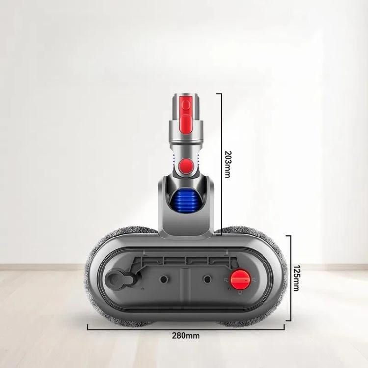 2-in-1 Electric Spray Mop Attachment for Dyson V7 V8 V10 V11 V15 | Auto Mist + LED + 4 Reusable Pads