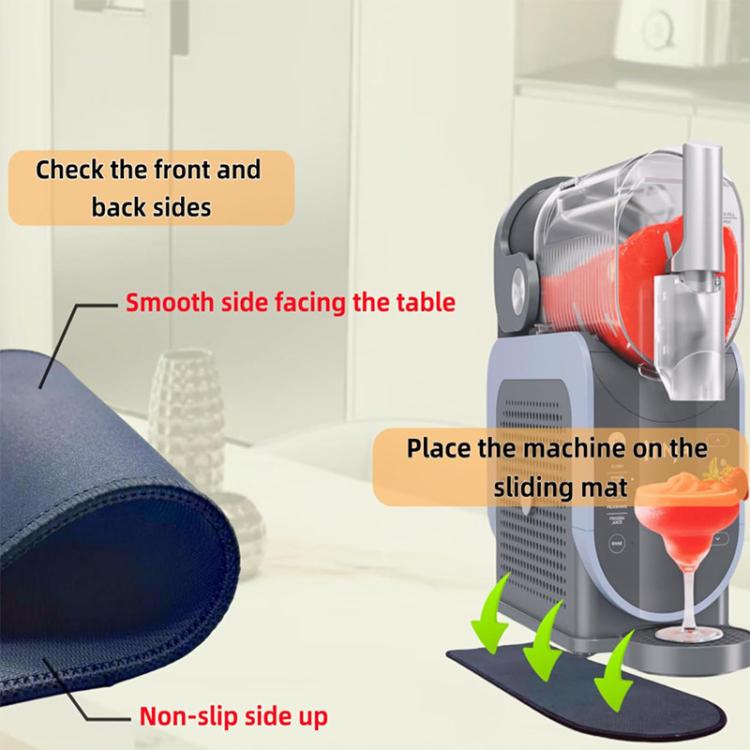 Sliding Pad Dual-Sided Stabilizing Mat for Easy Movement, for Ninja Frozen Drink Maker FS301C / FS301 / FS300