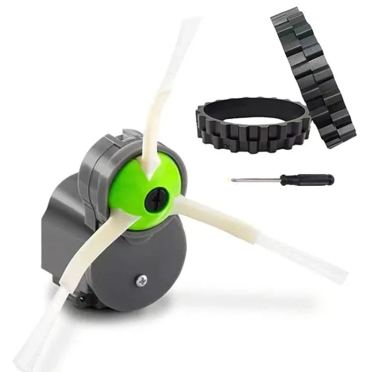 Side Brush, Motor & Tire Set for iRobot Roomba 500 / 600 / 700 / 800 / 900 / i7 / s9 – Kit product image