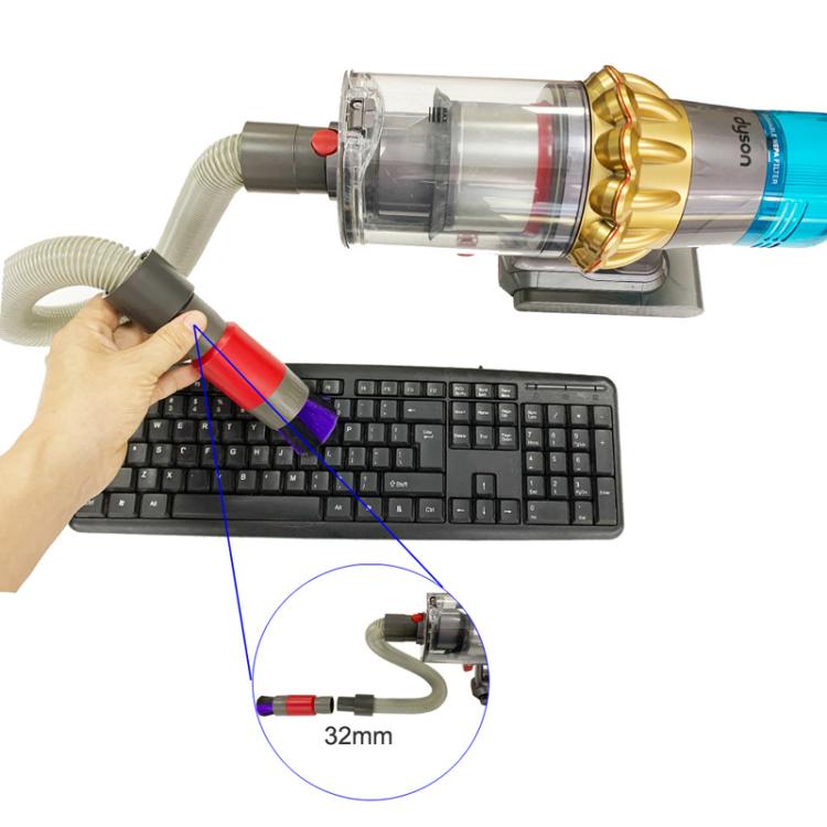 Universal Soft Dusting Brush Attachment 32mm | For Dyson V8, Shark & Standard Vacuums | Scratch-Free Cleaning
