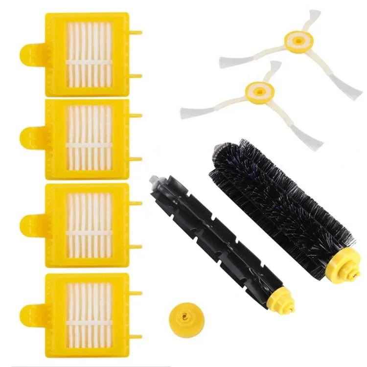 For iRobot Roomba 700 Series 8-Piece Kit – 4 HEPA Filters + 2 Side Brushes + Main Brush Pair (760 770 780 790) product image