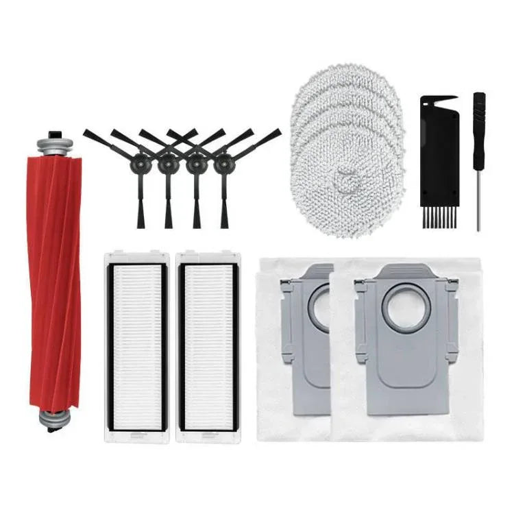 Sweeping Robot Vacuum Cleaner Accessories Main Side Brush Hepa Filter Trash Dust Bag Mop Cloth, 15 In 1 For Roborock P10, 15 In 1 For Roborock P10 Pro, 16 In 1 For Roborock P10S Pro product image