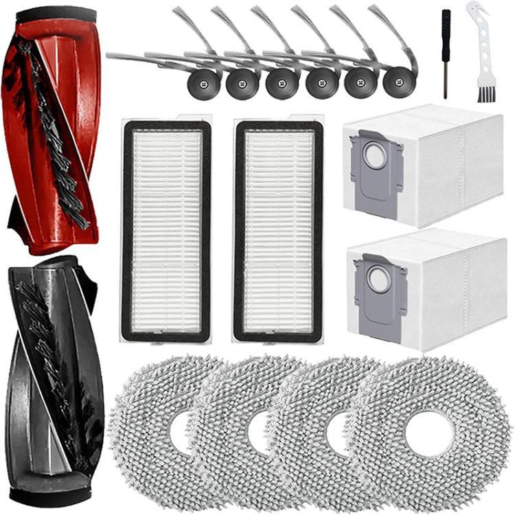For Roborock P20 Pro / Qrevo Curve Robot Vacuum Cleaner Parts, 15 In 1 Kit product image