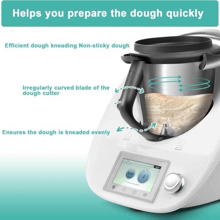Stainless Steel Dough Mixer Knife Replacement Durable Baking & Cooking Accessories, For Thermomix