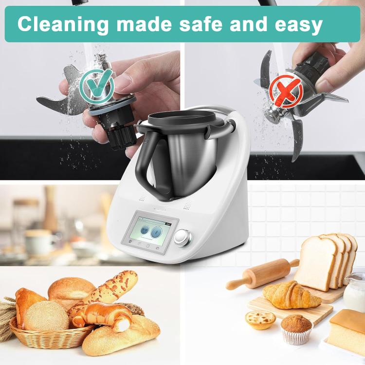 Stainless Steel Dough Mixer Knife Replacement Durable Baking & Cooking Accessories, For Thermomix