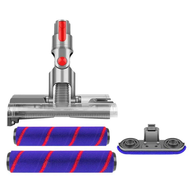 For Dyson V7 V8 V10 V11 V15 Dual Roller Soft Velvet Floor Brush with Green LED Dust Detection product image