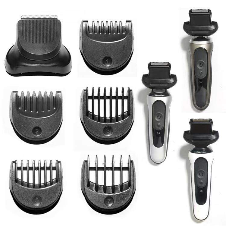 Braun Series 5/6/7 Replacement Trimmer Attachment Kit with 5 Guiding Combs
