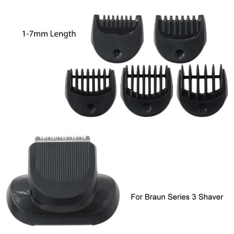 Replacement trimmer attachment kit for Braun Series 3 electric shaver