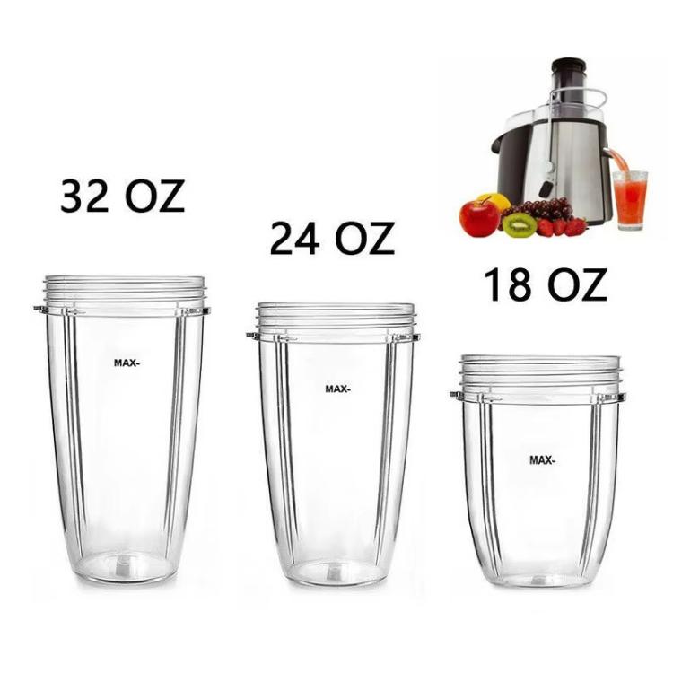 Cups for Nutribullet – 18oz, 24oz & 32oz | Fits 600W & 900W Blenders product image