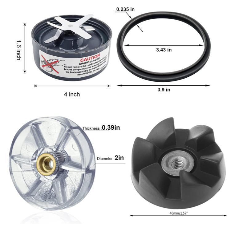 Parts Kit For NutriBullet 600W & 900W – Blade, Base, Drive Socket & Seals product image