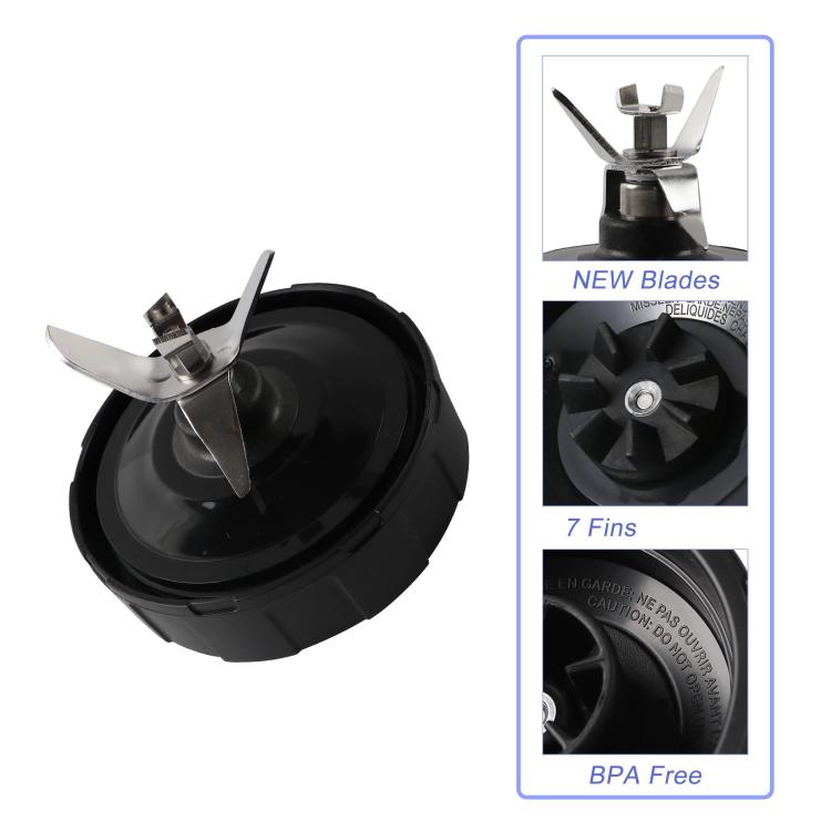 7-Fin Replacement Blade, for Ninja Blender Auto iQ Series BL480, BL482, BL642, BL682