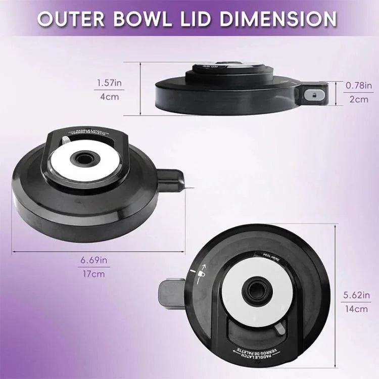 Outer Bowl Lid for Ninja NC300 Series Ice Cream Maker – NC299AMZ, NC300, NC301 & More product image
