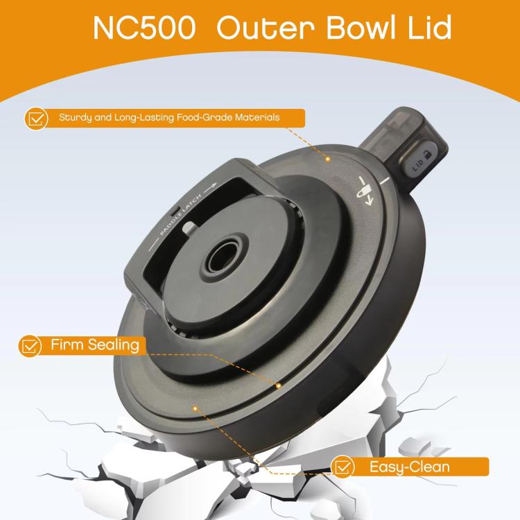 Replacement Outer Bowl Lid for Ninja NC500 Series Ice Cream Maker – NC500, NC501, NC501H & More