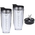 5-in-1 Accessories Kit for Ninja BL480 Blender – 2x 24oz Cups, Knife Holder & Lids product image