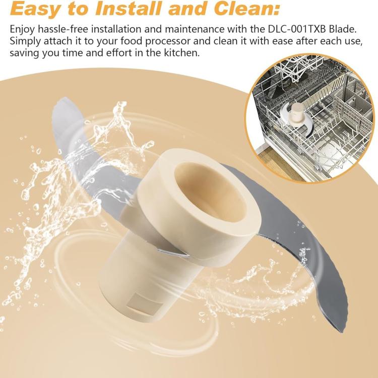 شفرة تقطيع فولاذية بديلة لسلسلة Cuisinart DFP-14 DLC-001TXB سعة 14 كوبًا