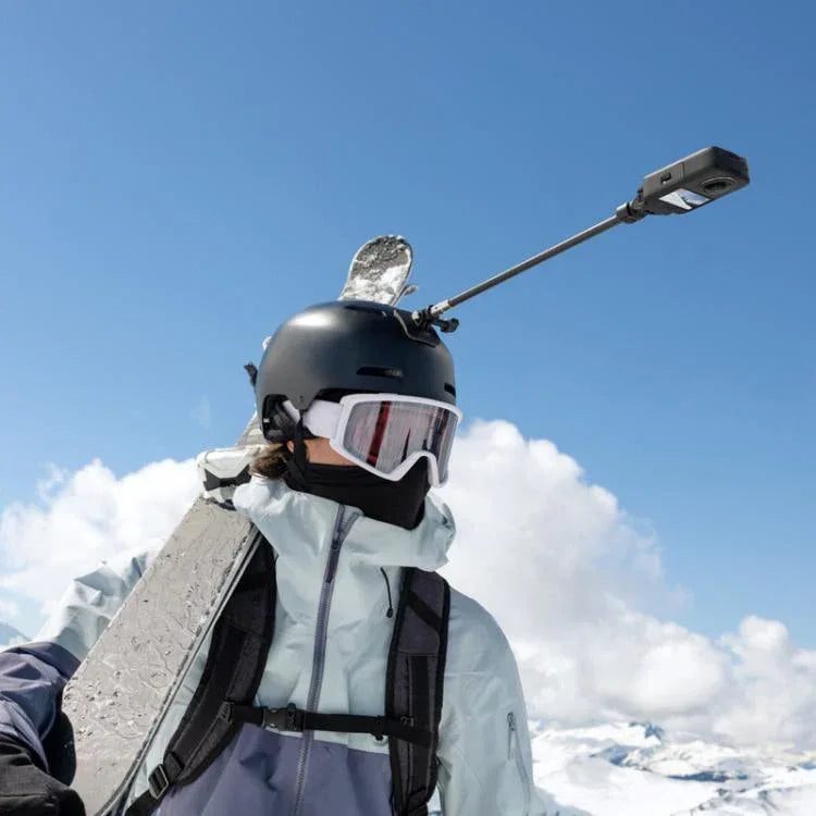 DJI Osmo 360 Third-Person Helmet Mount Kit – Carbon Fiber Rod & Curved Adhesive Base product image