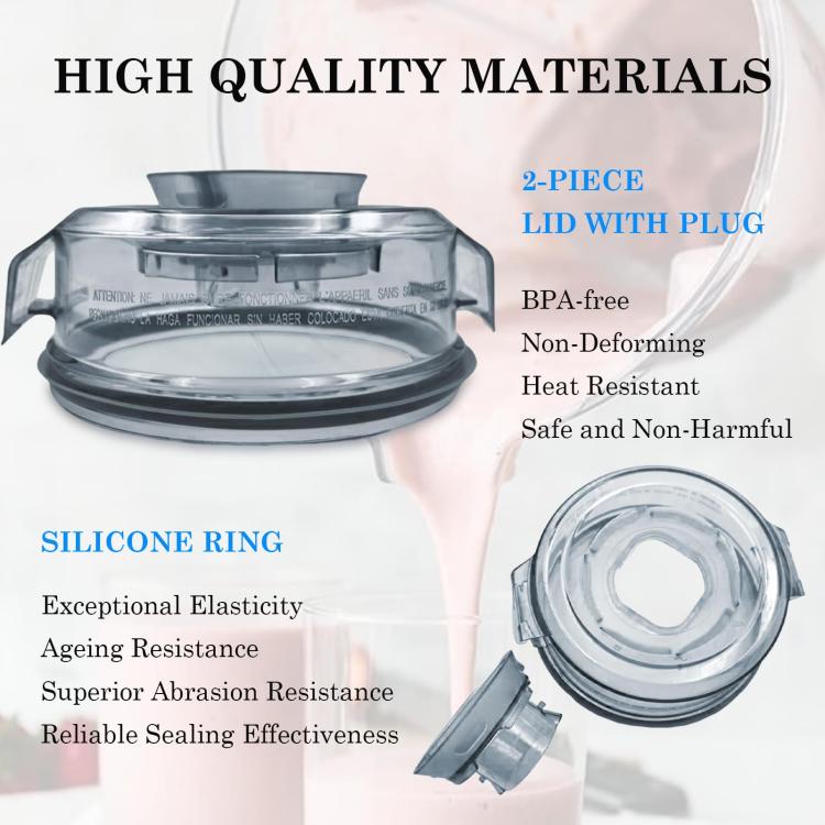 For Vitamix Ascent Blender Lid with Plug .