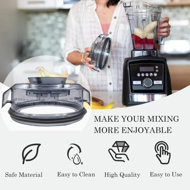 For Vitamix Ascent Blender Lid with Plug .