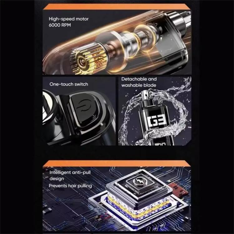 USB-C Rechargeable Nose Hair Trimmer – Painless & Quiet